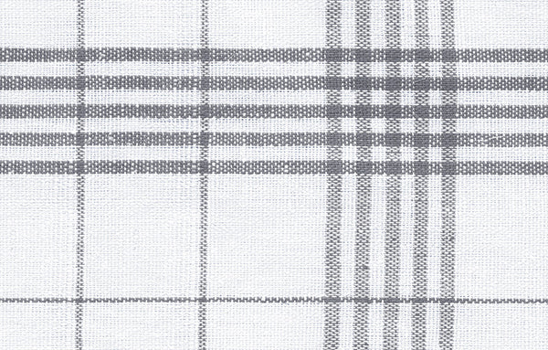 Geschirr- & Gläsertuch 50 x 70 cm - Grau-Weiß