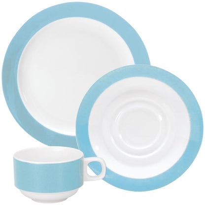 COLOURS Gedeck-Set - 72-teilig - Hellblau