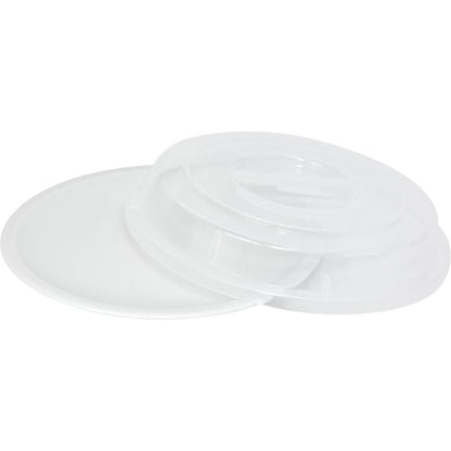 EURO Domdeckel Ø 24 x 4 cm - Transparent (PP)
