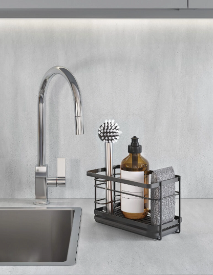 TOKYO LAVA Spülbecken Organizer U-Fix - beschichteter Stahl - 22 x 13 x 14 cm