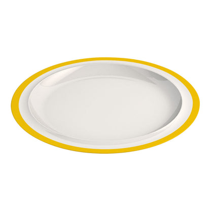 MODELL 503 Fahnenteller, Menü- Ø 22,2 cm - Gelb (Melamin)