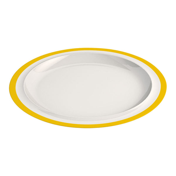 MODELL 503 Fahnenteller, Menü- Ø 22,2 cm - Gelb (Melamin)