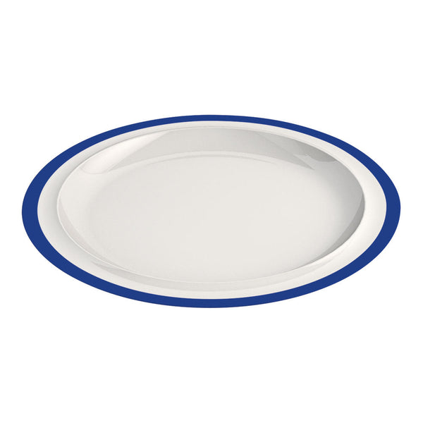 MODELL 503 Fahnenteller, Menü- Ø 22,2 cm - Blau (Melamin)