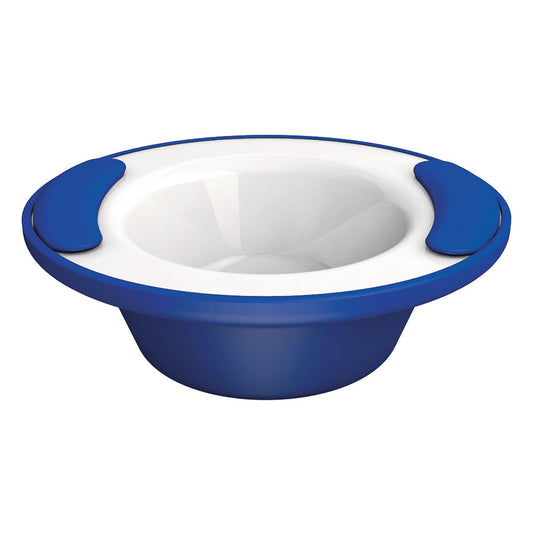 MODELL 203 - THERMO Schale 320 ml - Ø 19 x 6,4 cm - Blau-Weiß