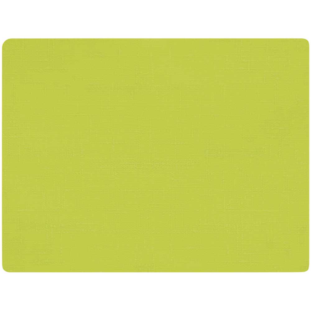 Silikon-Platzsets  30 x 45 cm  Grün  6 Stück  flexible und pflegeleichte Tischsets