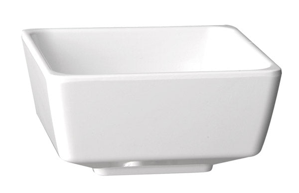 FLOAT Melamin-Schüssel 12,5 x 12,5 x 6 cm - (0,5 l) - Weiß