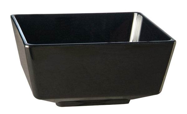 FLOAT Melamin-Schüssel 19,5 x 19,5 x 9,5 cm  - (1,9 l) - Schwarz