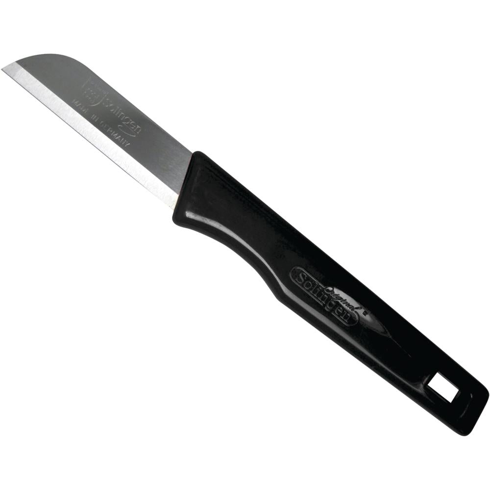 Küchenmesser glatt - Klinge 6 cm - Schwarz