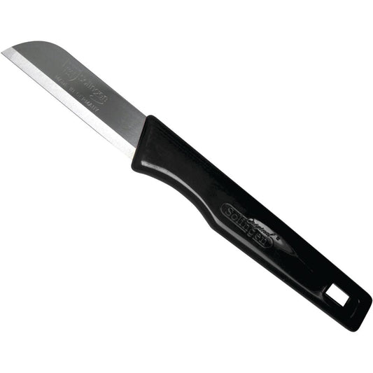Küchenmesser glatt - Klinge 6 cm - Schwarz
