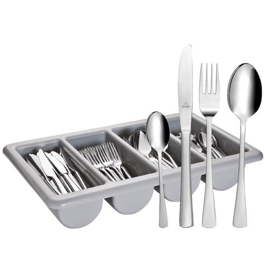 BISTRO Besteckset - 145-teilig (mit Kunststoff-Besteckkkasten)