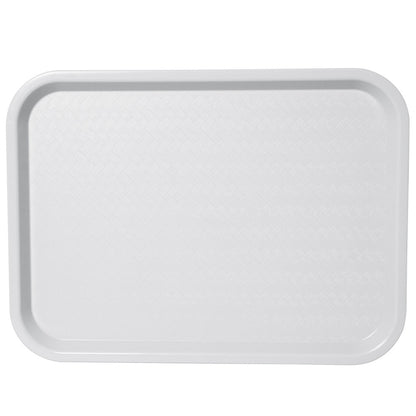 Snack-Tablett 34,5 x 26,5 cm - Weiß (PP)