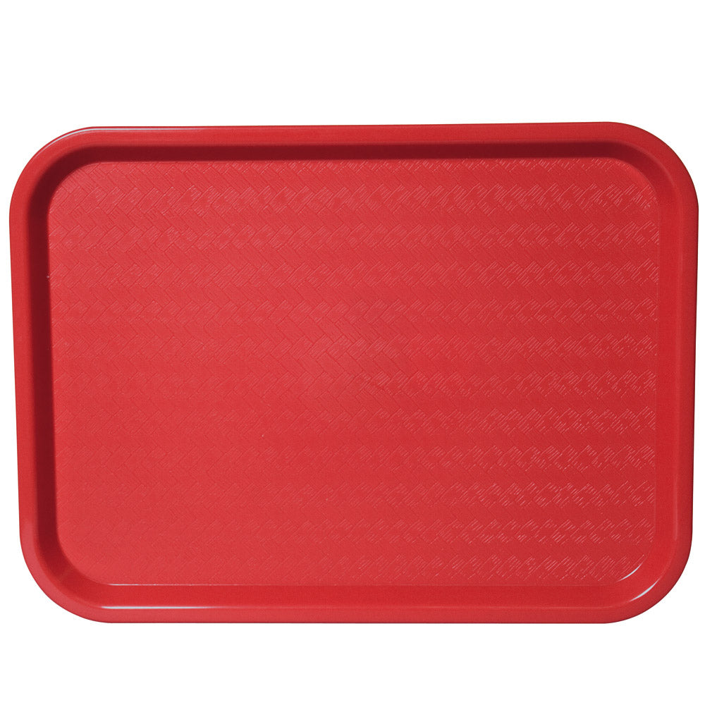Snack-Tablett 33 x 26 cm - Rot (PP)