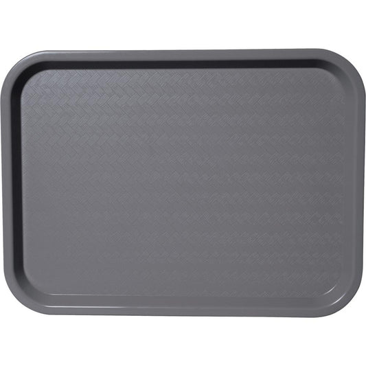 Snack-Tablett 33 x 26 cm - Grau (PP)