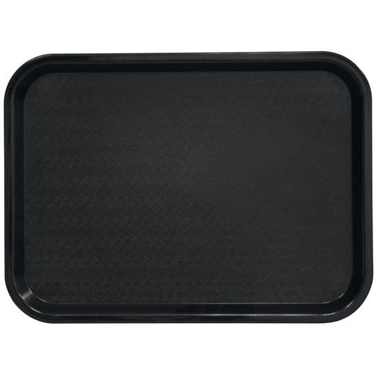 Snack-Tablett 33 x 26 cm - Schwarz (PP)