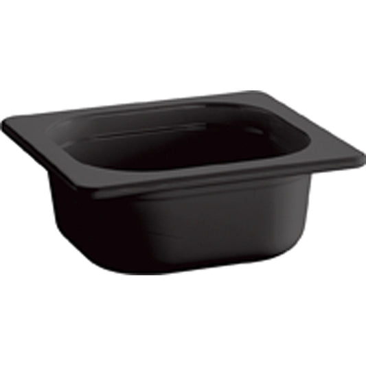 SMART LINE Melaminbehälter GN 1/6 - 065 mm - Schwarz (0,8 l)