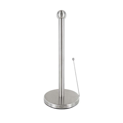 Küchenrollenhalter Ø 15 cm - gebürsteter Edelstahl