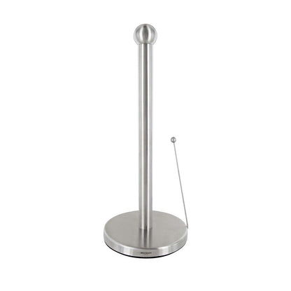 Küchenrollenhalter Ø 15 cm - gebürsteter Edelstahl