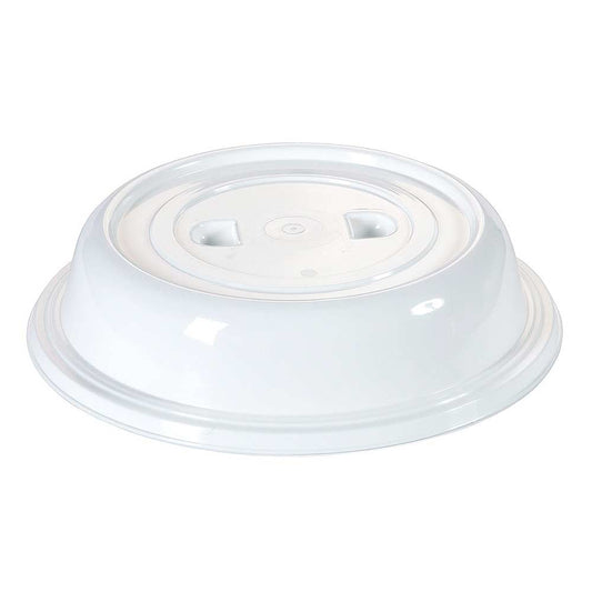 Tellerhaube - PP transparent mit Griffmulde - Ø 25,3 x 6 cm