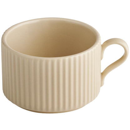 THE GRID Cappuccinotasse - 9 x 6 cm - 20 cl -Porzellan, Sand