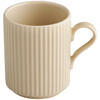 THE GRID Kaffeebecher - 7,5 x 9,5 cm - 24 cl-Porzellan, Sand