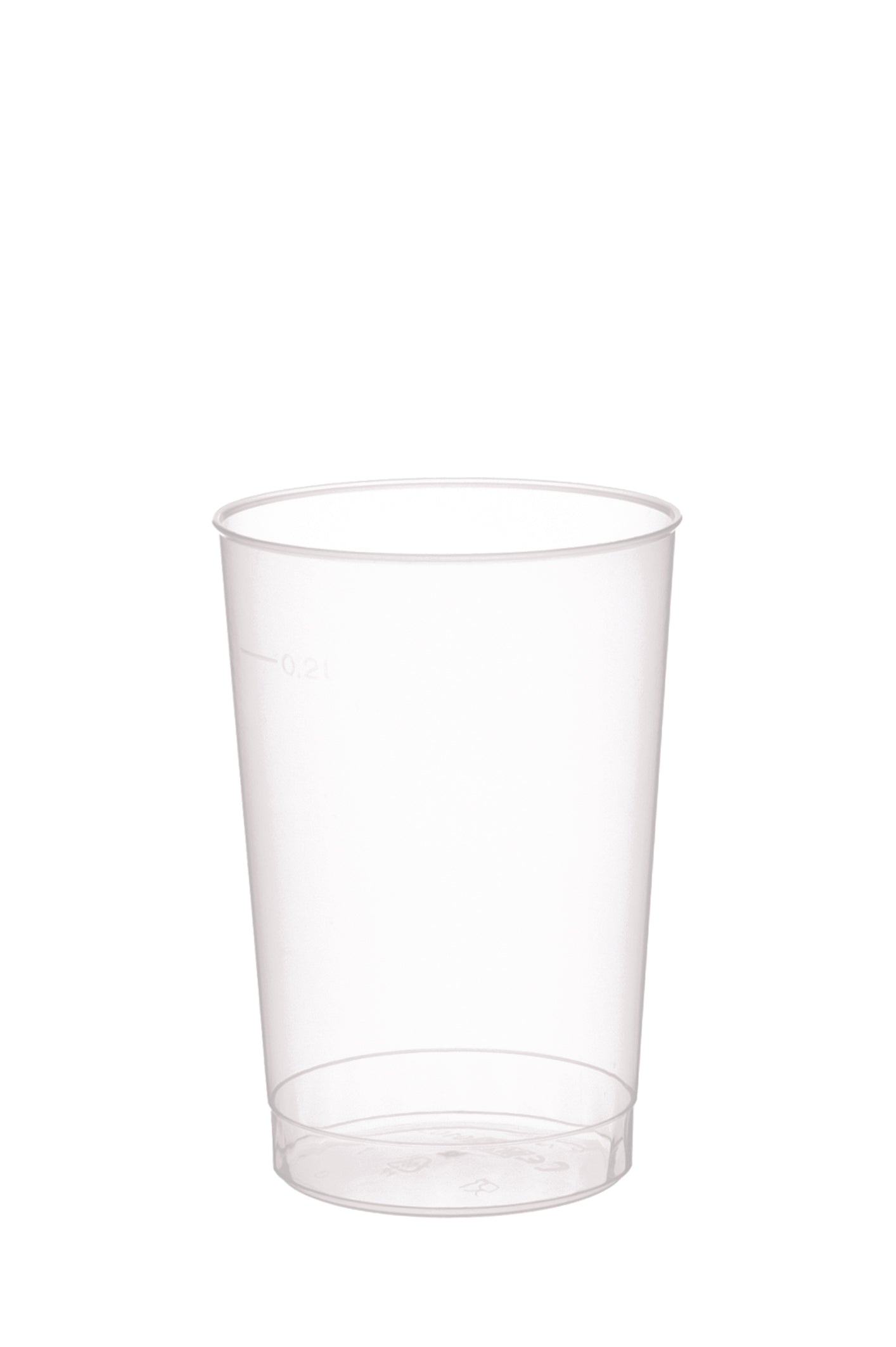 BASIC  Mehrweg Trinkbecher - geeicht /-/ 0,2 l - PP