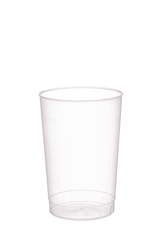 BASIC  Mehrweg Trinkbecher - geeicht /-/ 0,2 l - PP