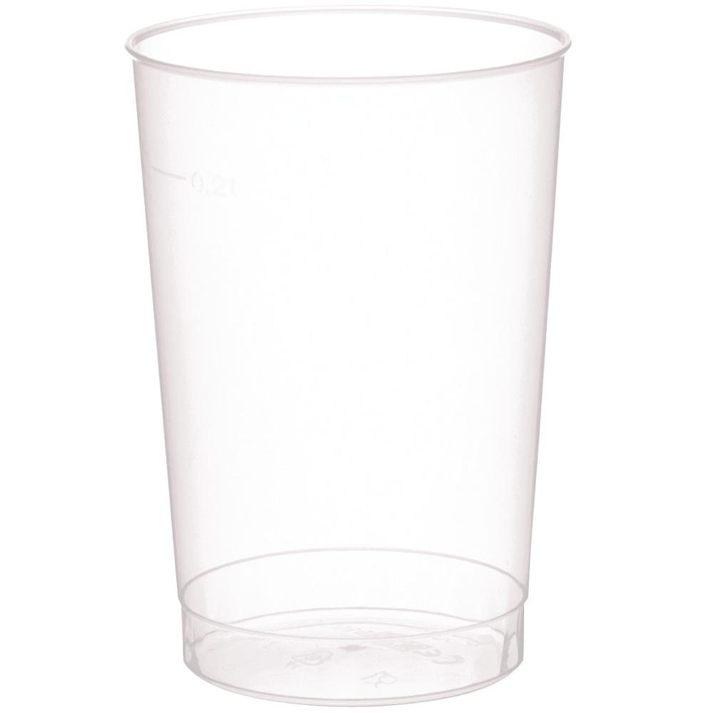 BASIC  Mehrweg Trinkbecher - geeicht /-/ 0,2 l - PP
