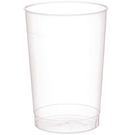 BASIC  Mehrweg Trinkbecher - geeicht /-/ 0,2 l - PP