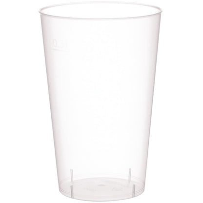 BASIC  Mehrweg Trinkbecher - geeicht /-/ 0,3 l - PP