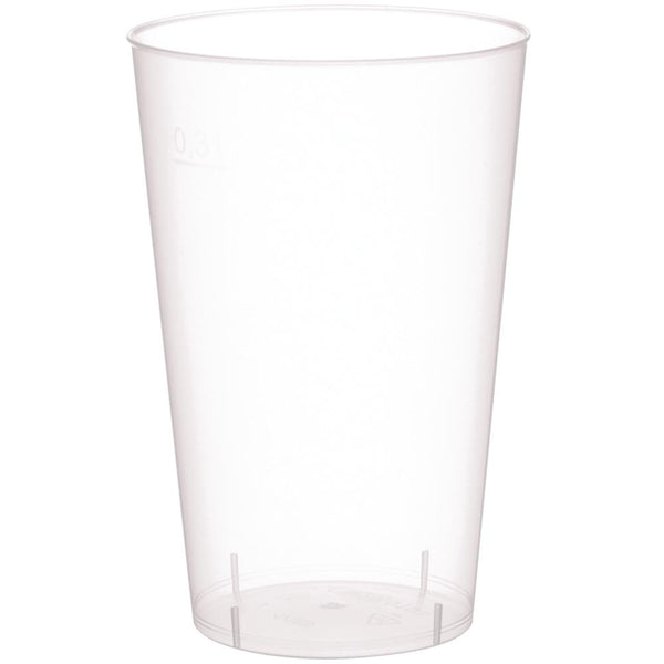 BASIC  Mehrweg Trinkbecher - geeicht /-/ 0,3 l - PP