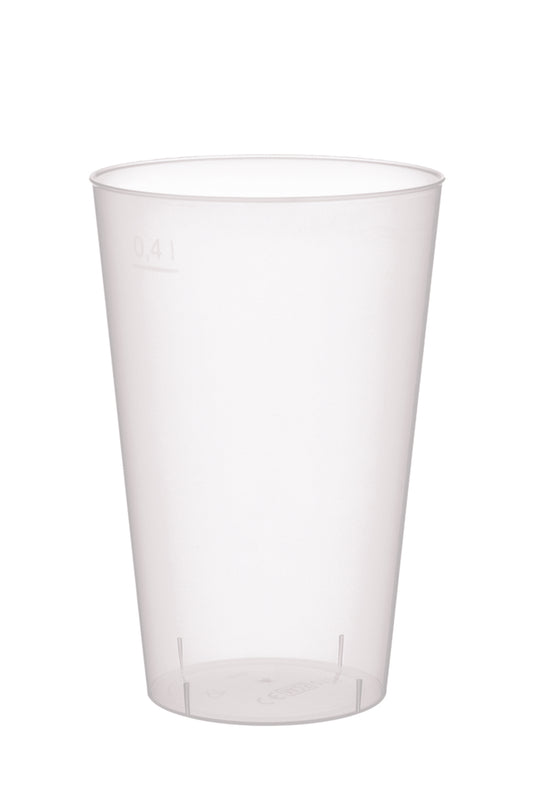 BASIC  Mehrweg Trinkbecher - geeicht /-/ 0,4 l - PP