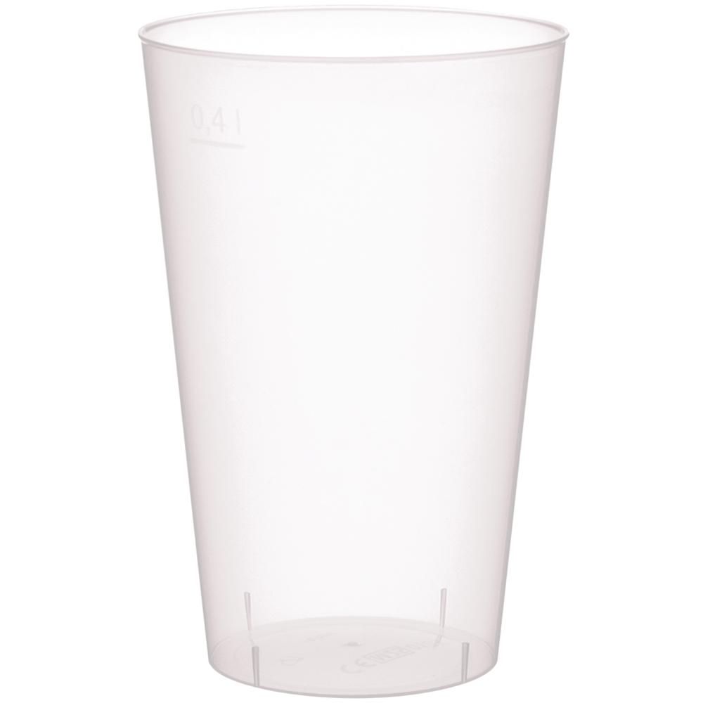 BASIC  Mehrweg Trinkbecher - geeicht /-/ 0,4 l - PP