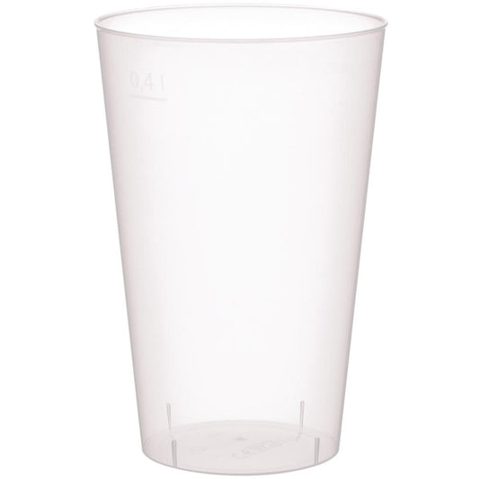 BASIC  Mehrweg Trinkbecher - geeicht /-/ 0,4 l - PP
