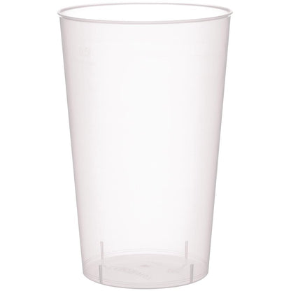 BASIC  Mehrweg Trinkbecher -  geeicht /-/ 0,5 l - PP