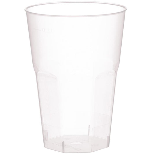 BASIC  Cocktail  Mehrweg Trinkbecher  -  geeicht /-/ 0,2 l - PP