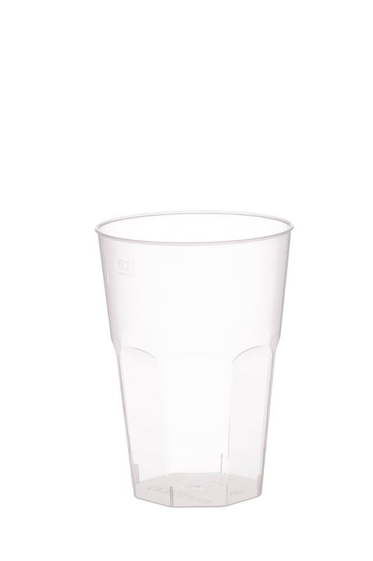 BASIC  Cocktail  Mehrweg Trinkbecher  -  geeicht /-/ 0,2 l - PP