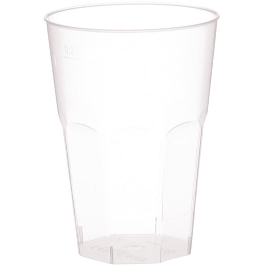 BASIC  Cocktail Mehrweg Trinkbecher  -  geeicht /-/ 0,3 l - PP