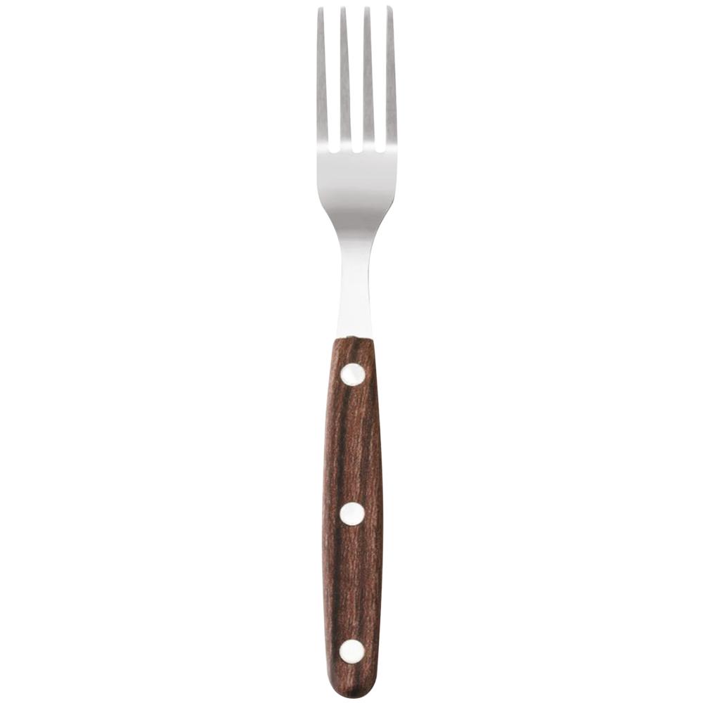 Steakgabel, braun - 20 cm (Set mit 6 Stück)