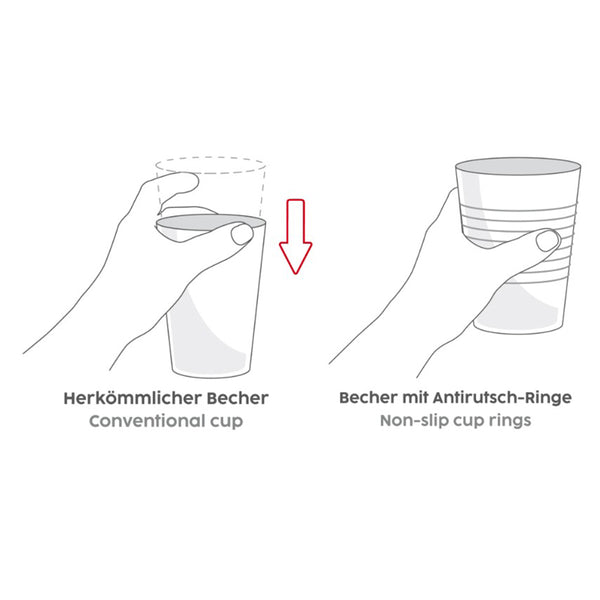 Trinkbecher M830 - 25 cl -  Transparent - Brombeere