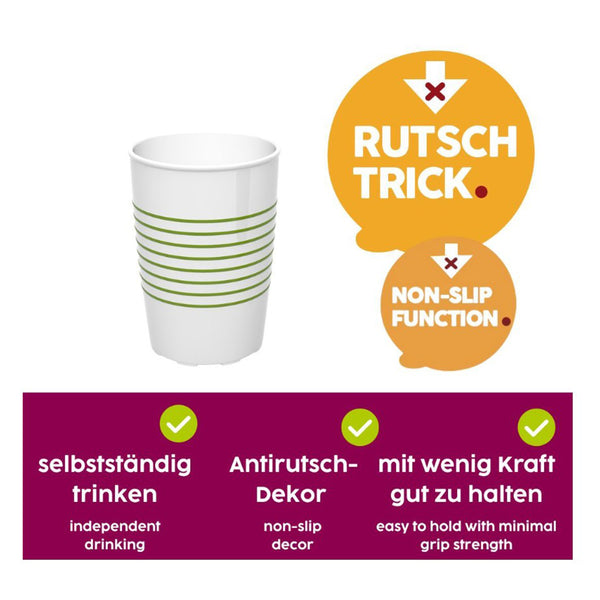 Trinkbecher M830 - 25 cl - Weiß - Gelb