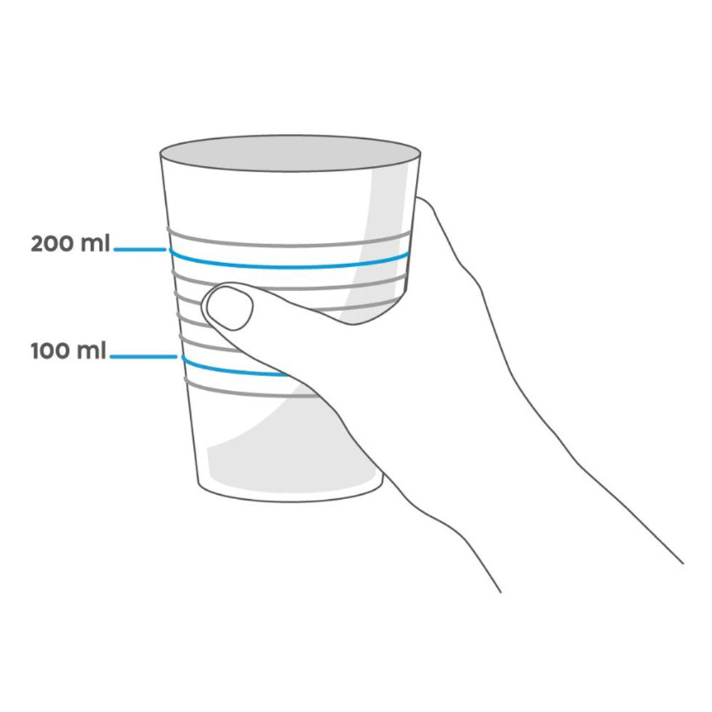 Trinkbecher M830 - 25 cl -  Transparent - Grün