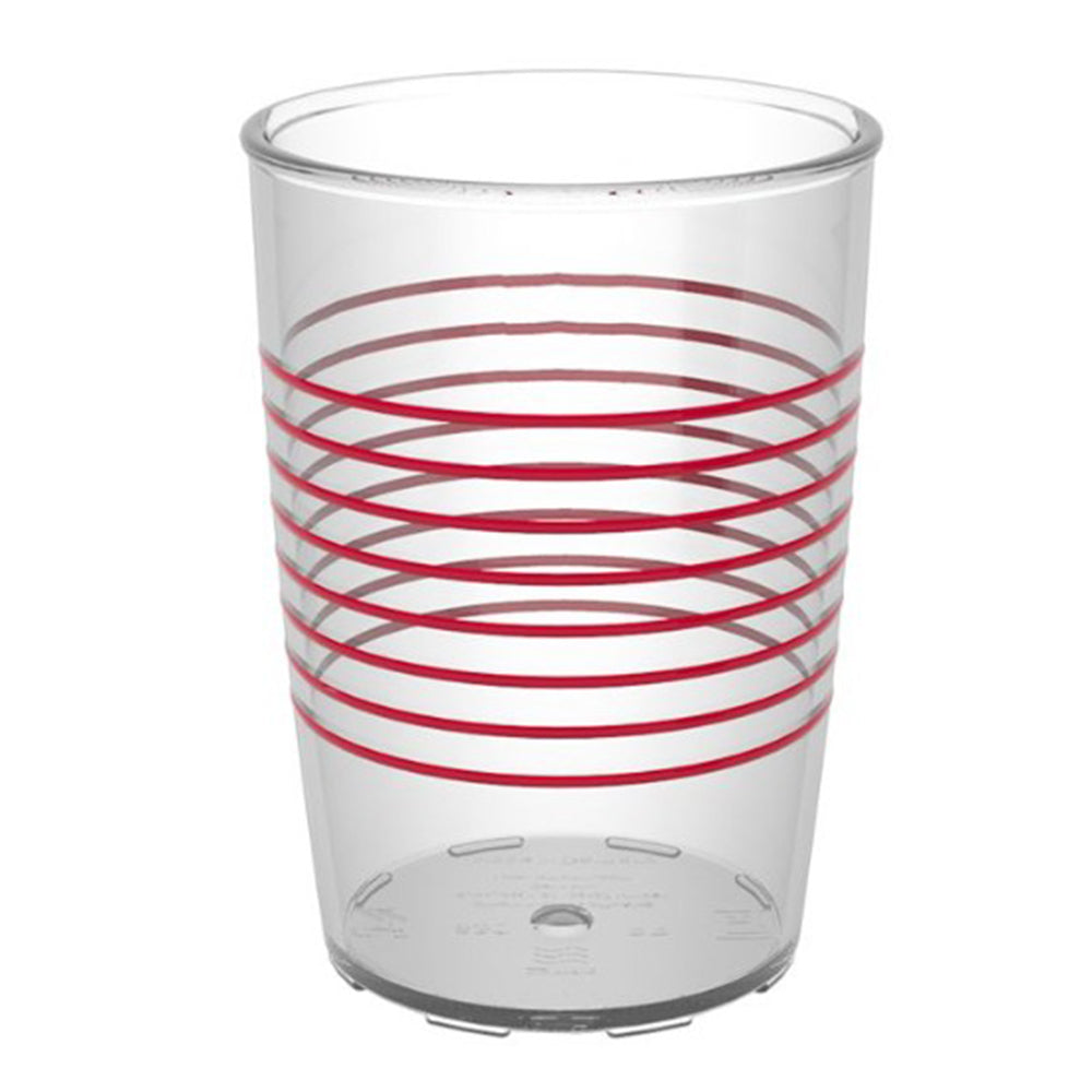 Trinkbecher M830 - 25 cl -  Transparent - Rot