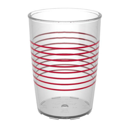 Trinkbecher M830 - 25 cl -  Transparent - Rot