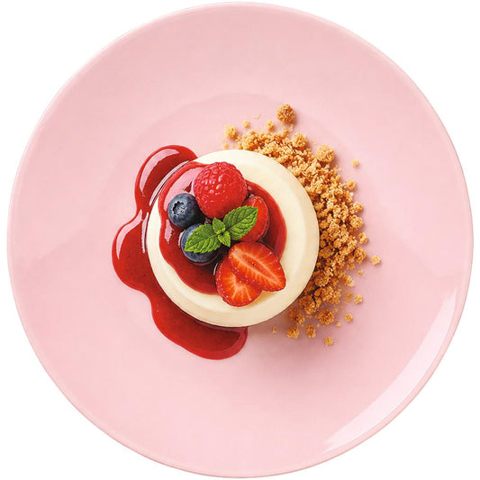 DANZIG Dessertteller - (Ø 20,5 x 2,7 cm) - Rosa