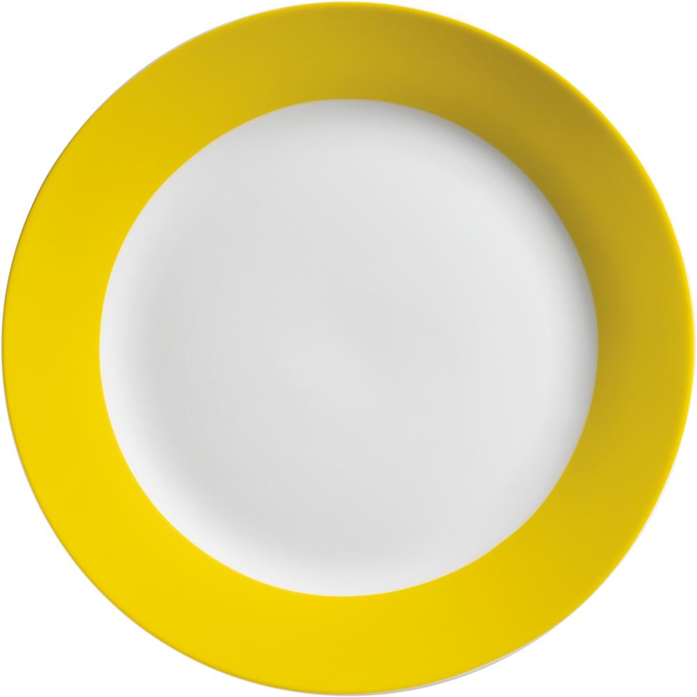 COLORIDO Dessertteller - (Ø 20,5 x 2 cm) - Gelb