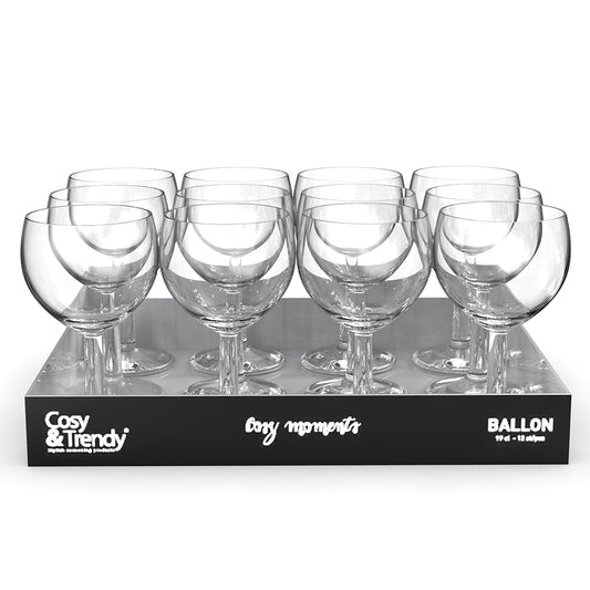 COSYY MOMENTS Ballon Weingläser - 25 cl / - (12 Stück)