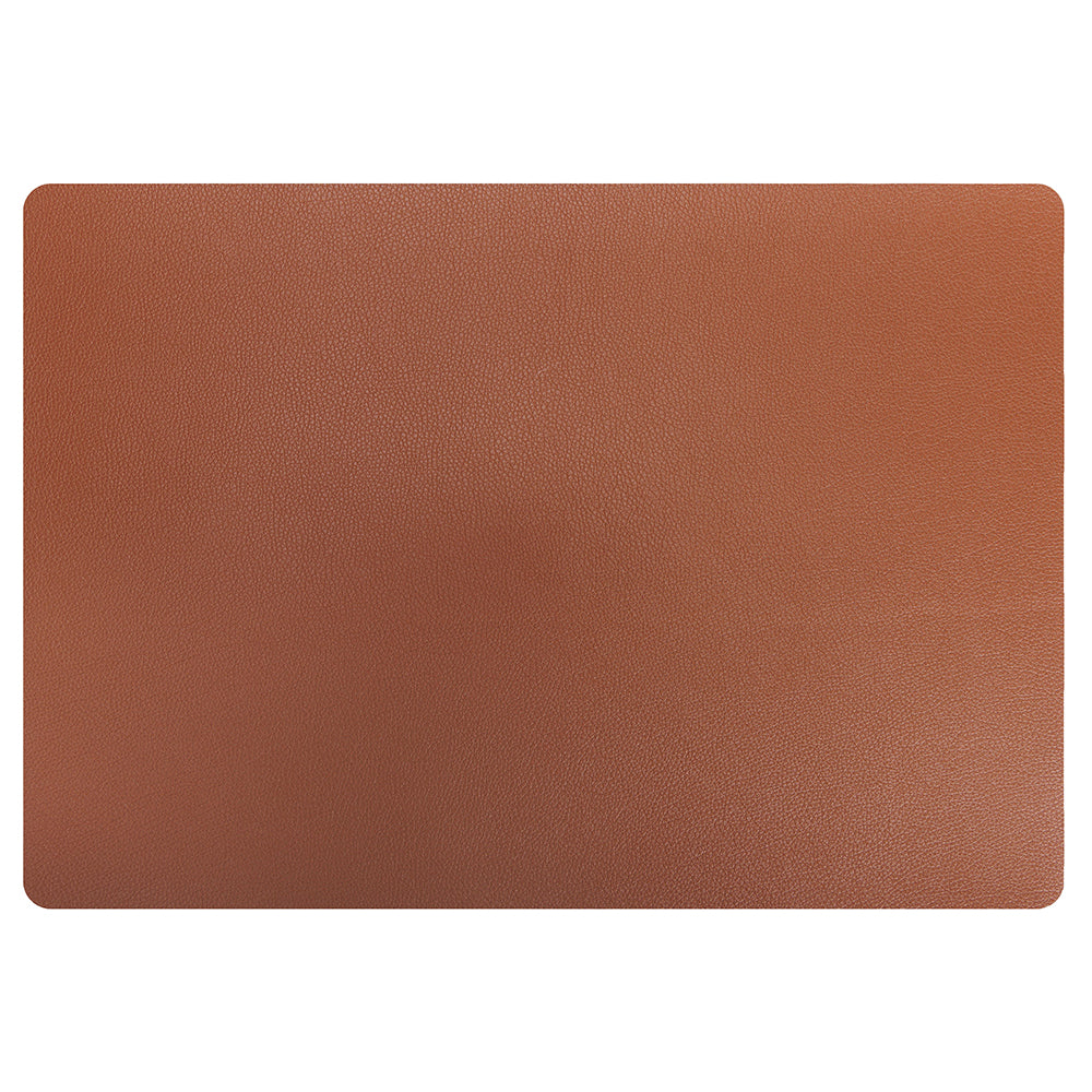 Tischset 43 x 30 cm - Kunstleder - Braun