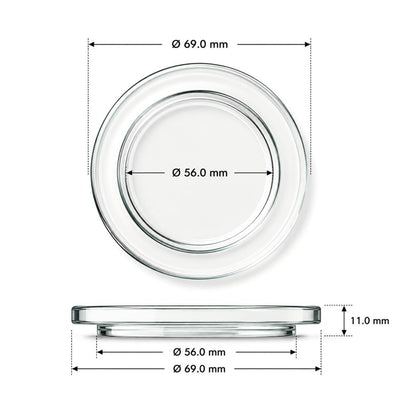 WECK Glasdeckel für Rundrand 60 mm