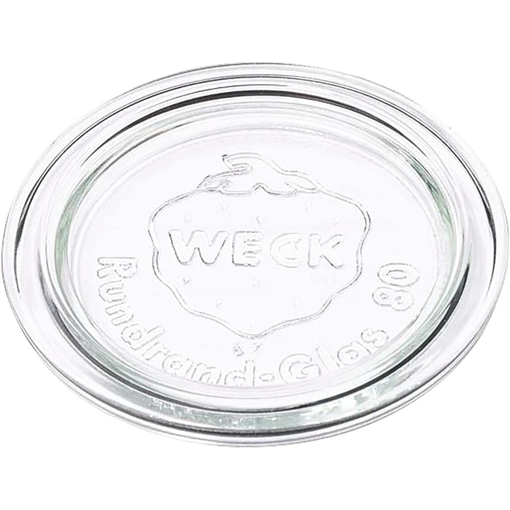 WECK Glasdeckel für Rundrand 80 mm
