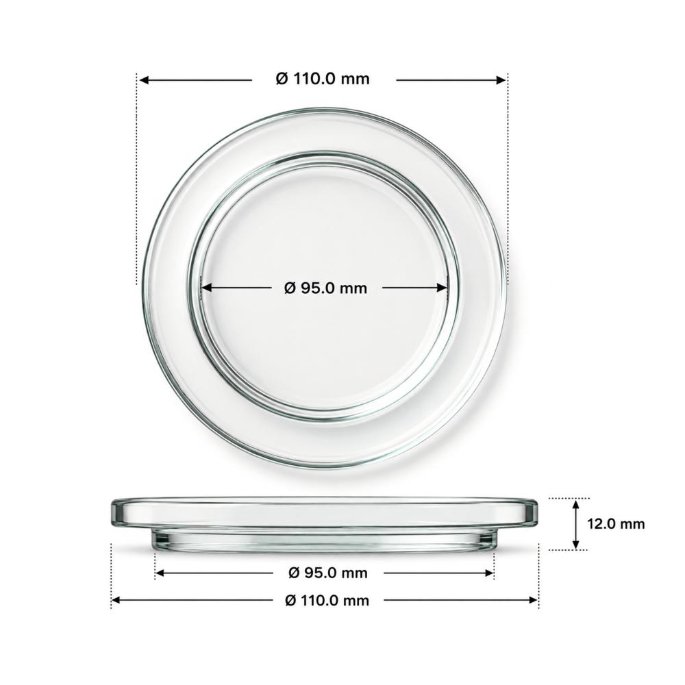 WECK Glasdeckel für Rundrand 100 mm